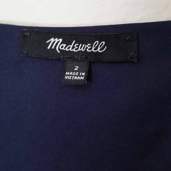 Madewell Smock-Sleeve Button-Front Mini Dress Happy Hibiscus Size 2 Floral $128 - Picture 8 of 16